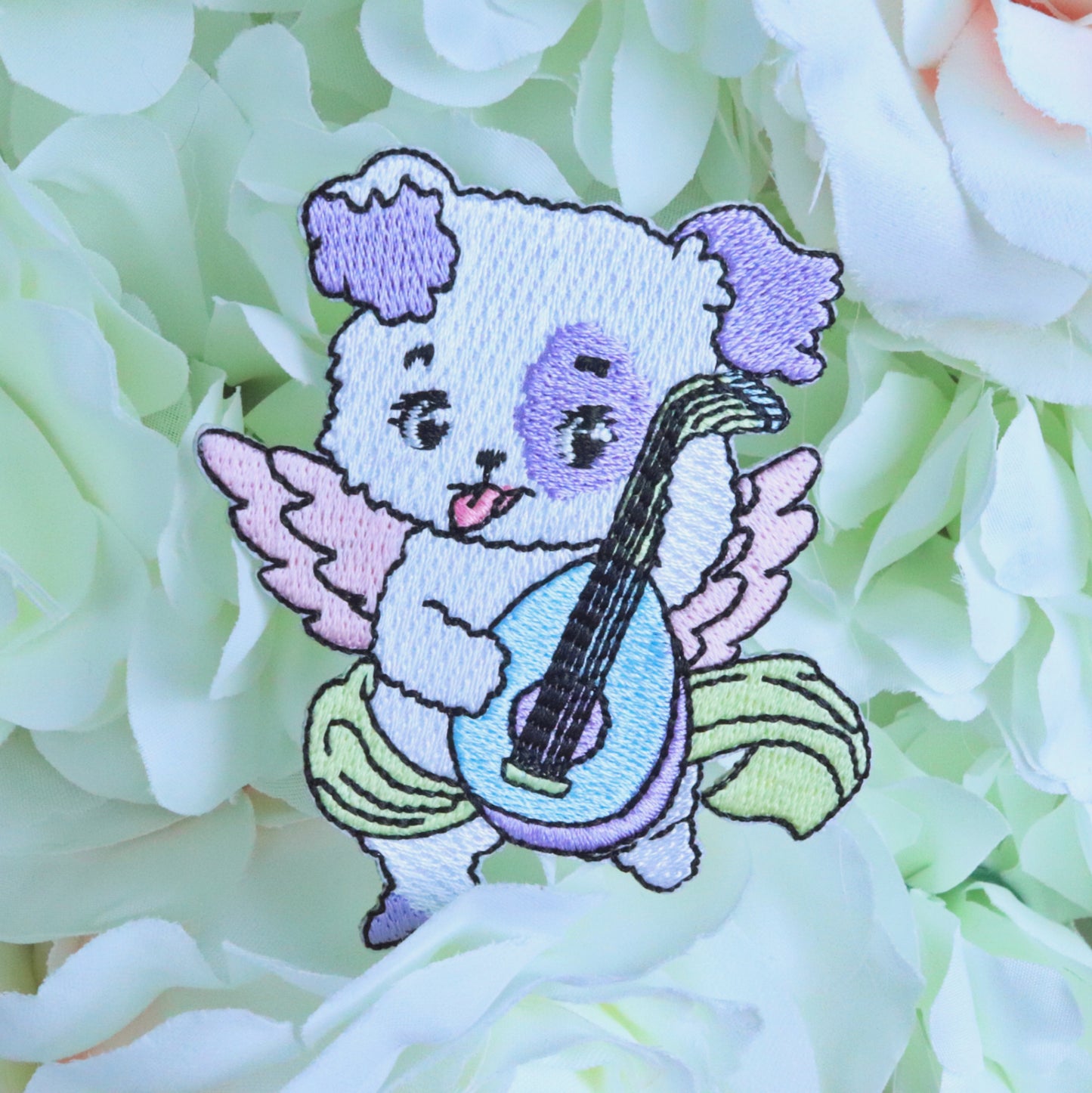 Cupid Doggo Iron-on Patch - Mots Doux à ma Chérie