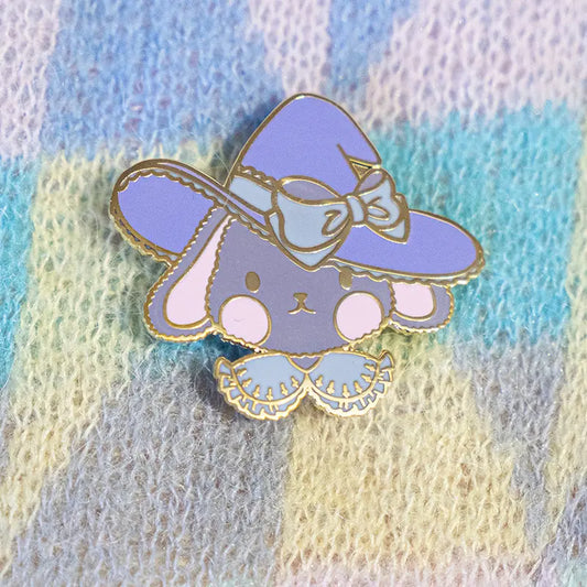 Witch Bunny (Cottagecore) Pin