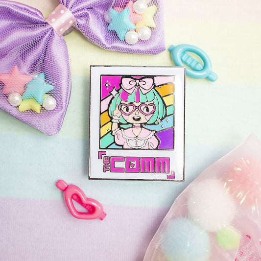 Polaroid Pin (Pink) - The COMM