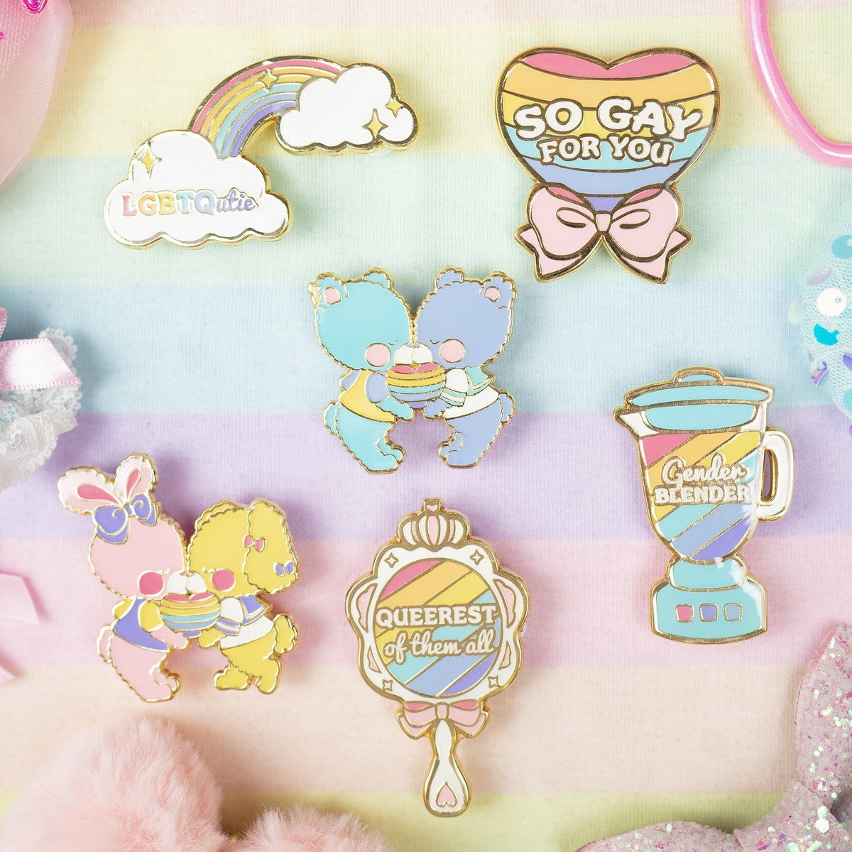 So Gay For You Pin - Pride