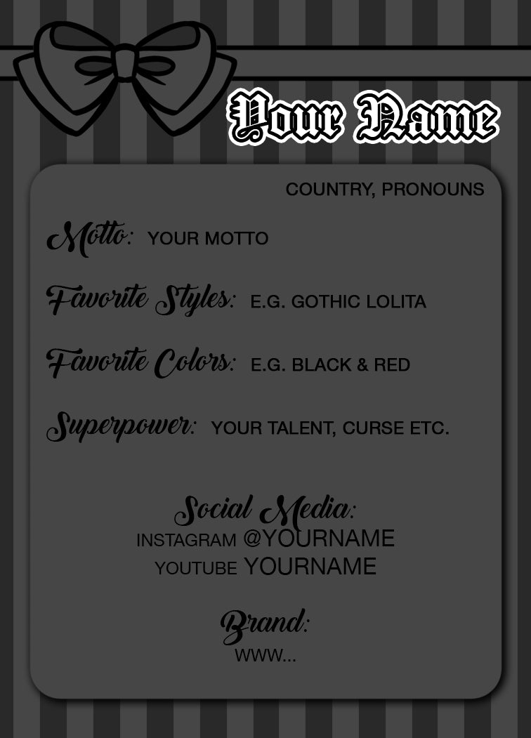 Make your own Trading Card