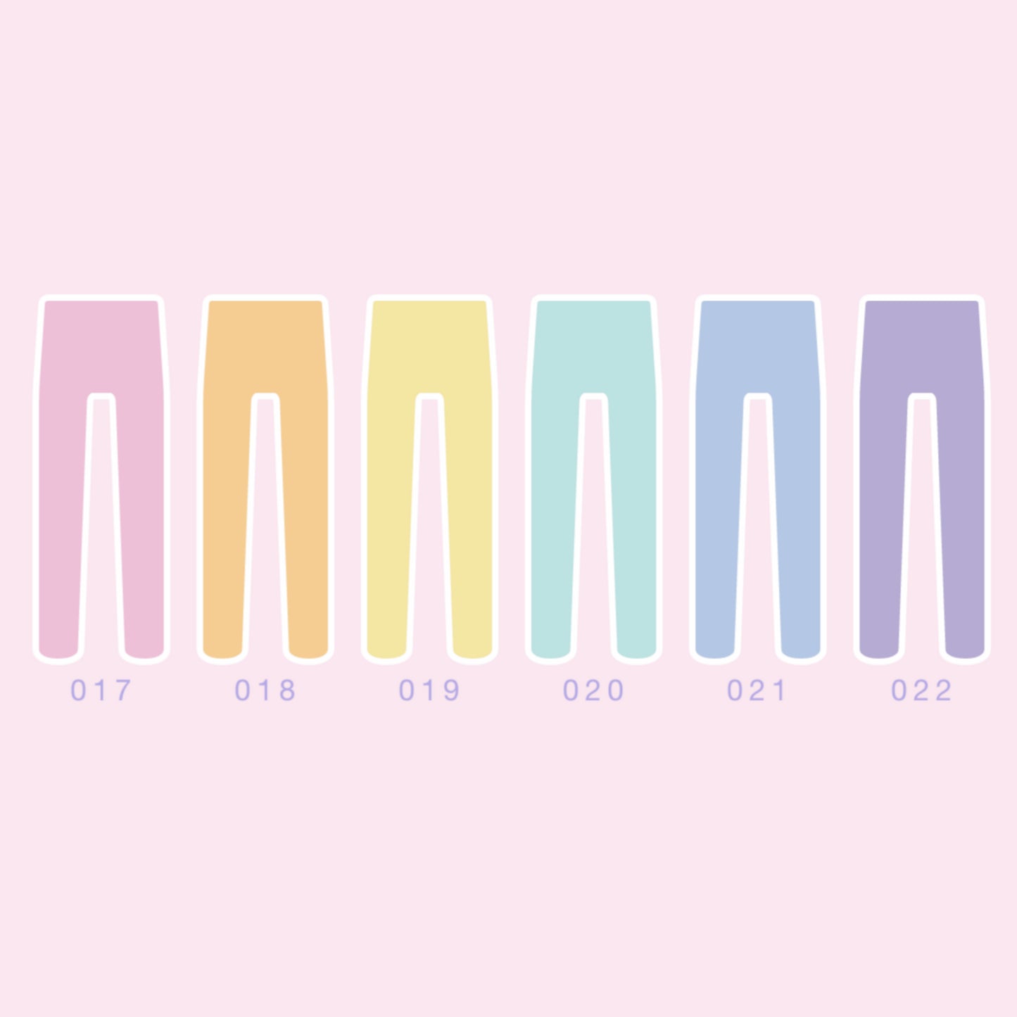 Pastel Solid Color Tights