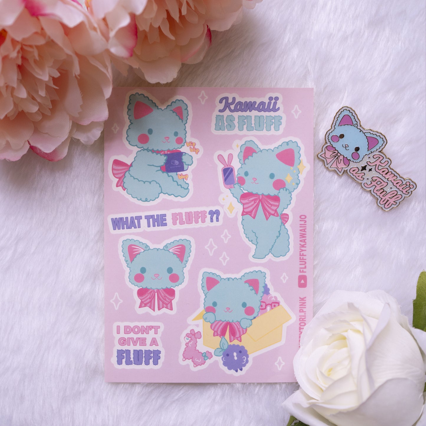 Kawaii AF Kitty Pin - FT X FKJ