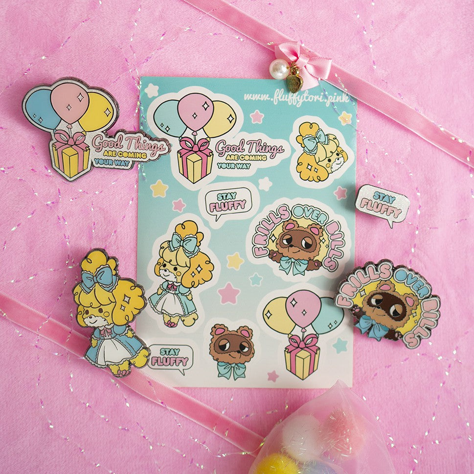 Sticker Sheet - Fluffy Crossing