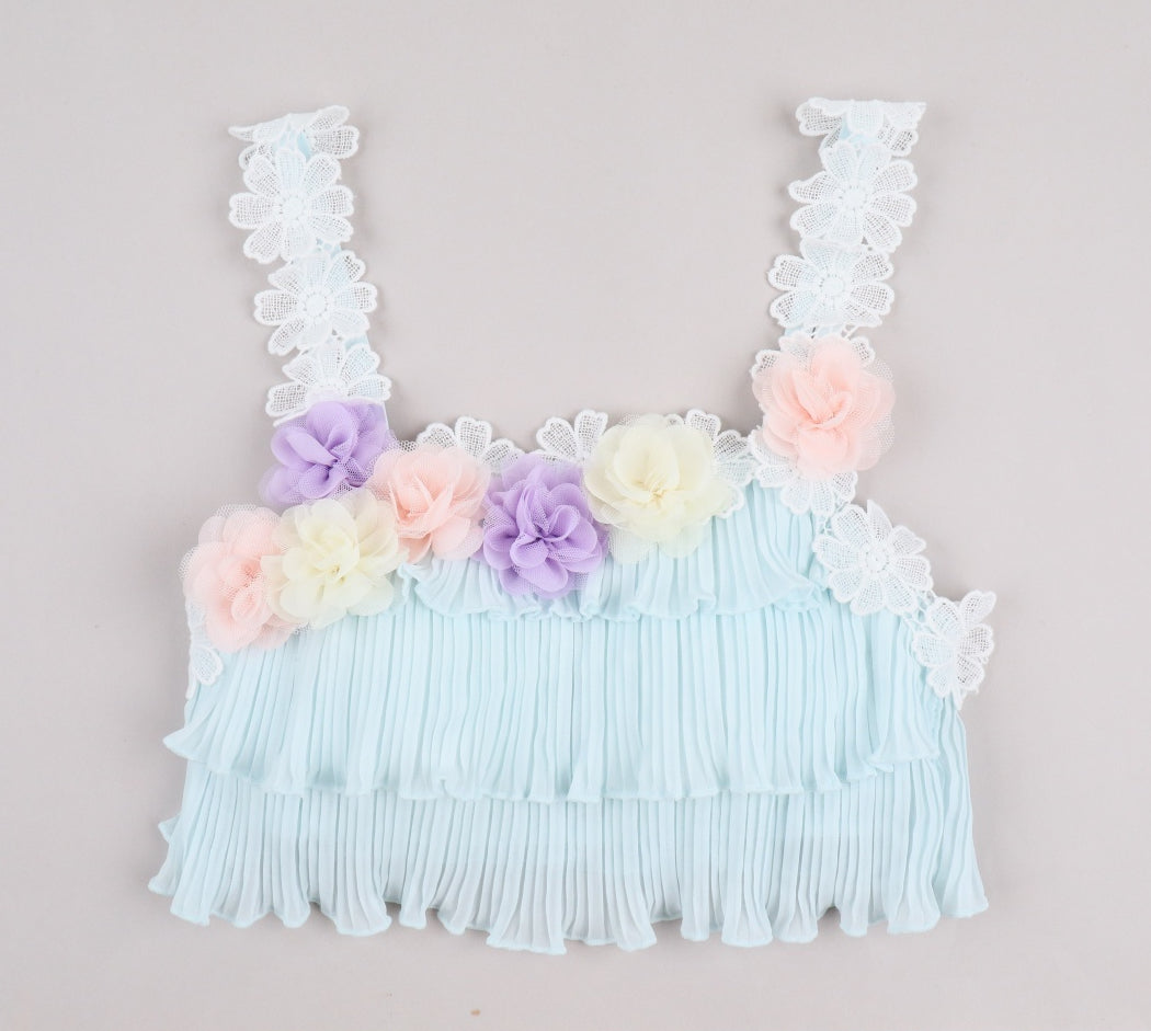 Pompons Plissé Wire-Free Bra