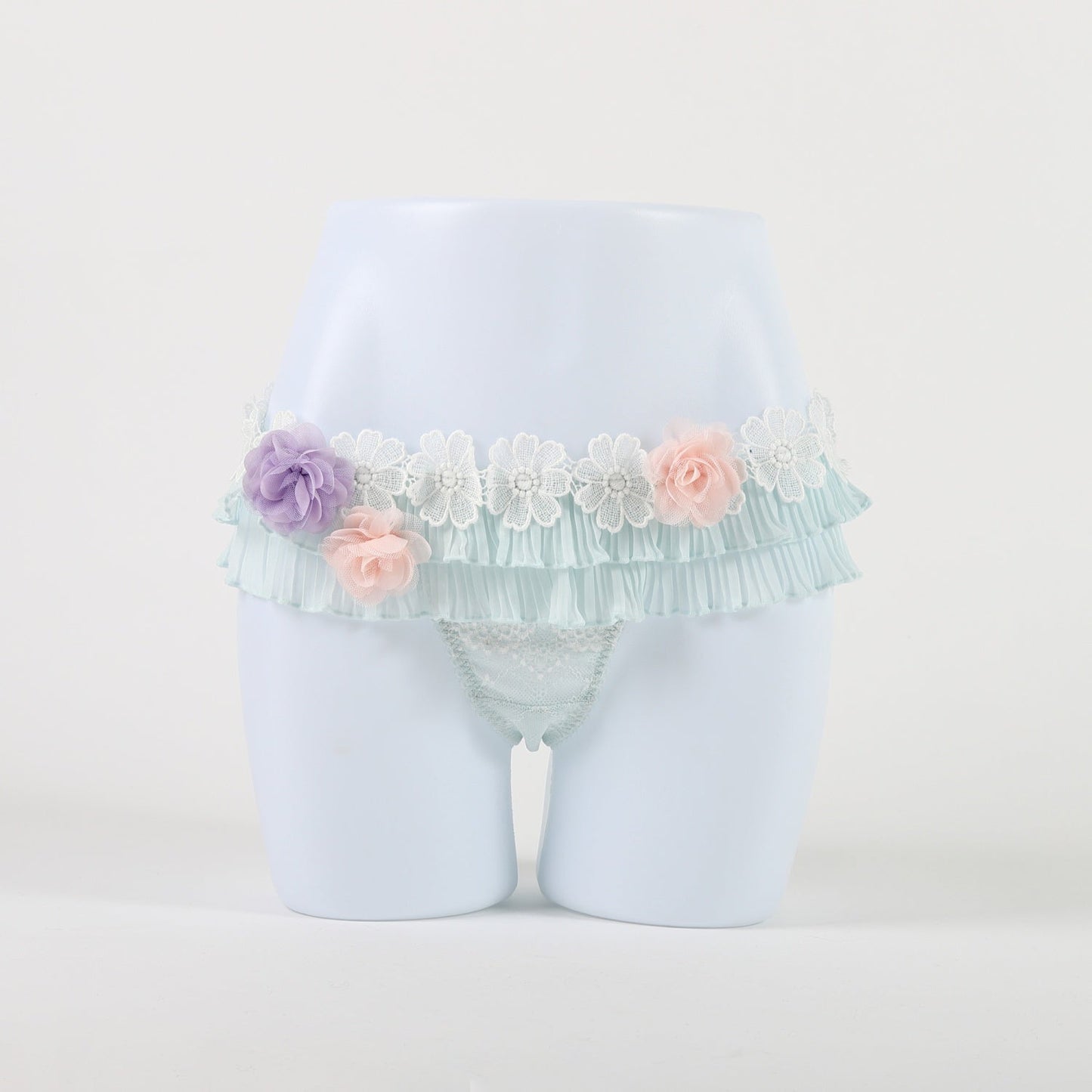 Pompons Plissé Thong