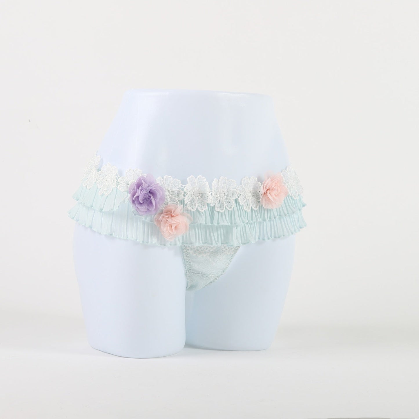 Pompons Plissé Thong