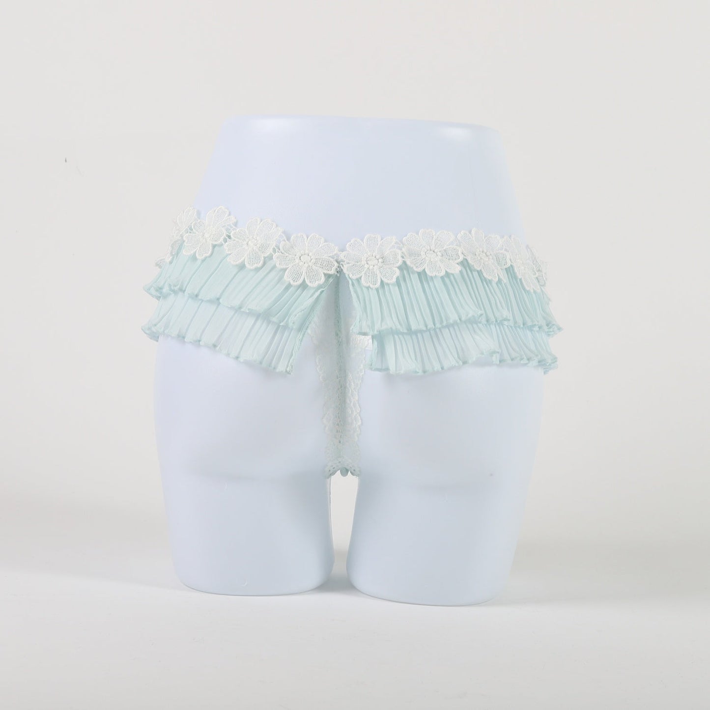 Pompons Plissé Thong