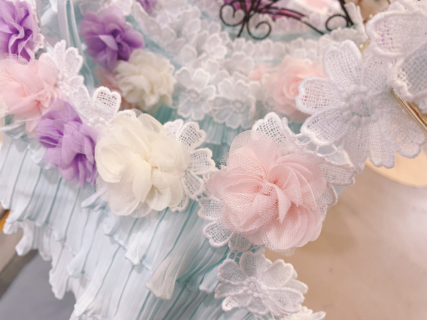 Pompons Plissé Wire-Free Bra