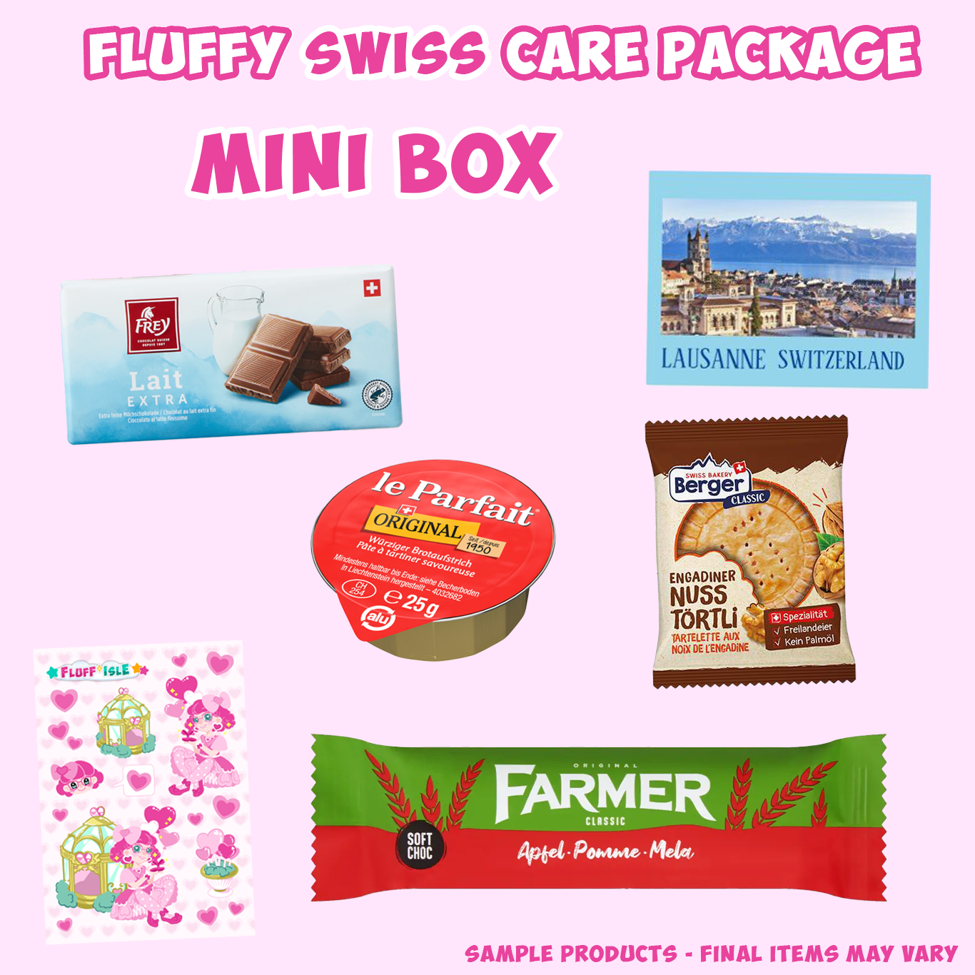 Fluffy SWISS Care Package - Pre order