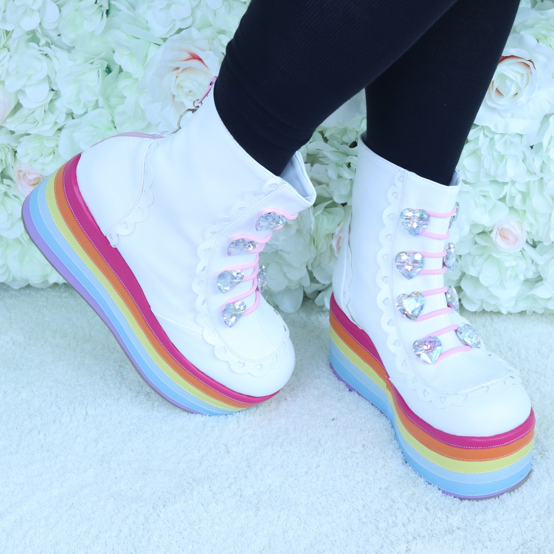 Rainbow Cloud High Top Converse Rainbow (GS) Converse Chuck Taylor