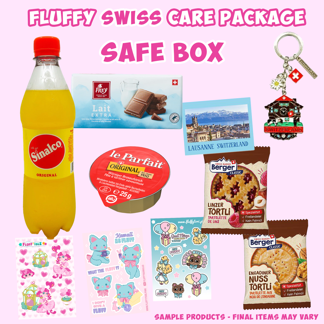 Fluffy SWISS Care Package - Pre order