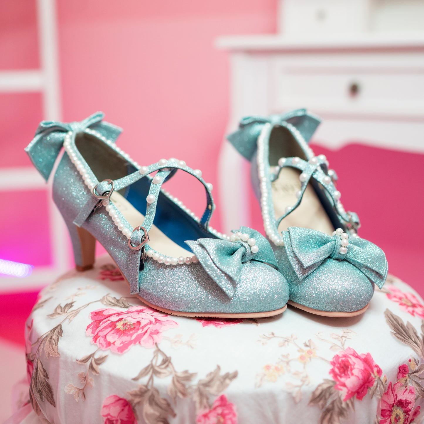 Marije Glitter Heels Shoes
