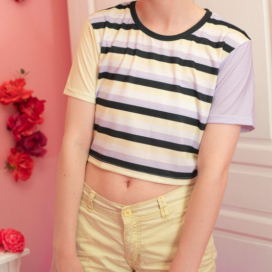 Enby Pride Crop Top