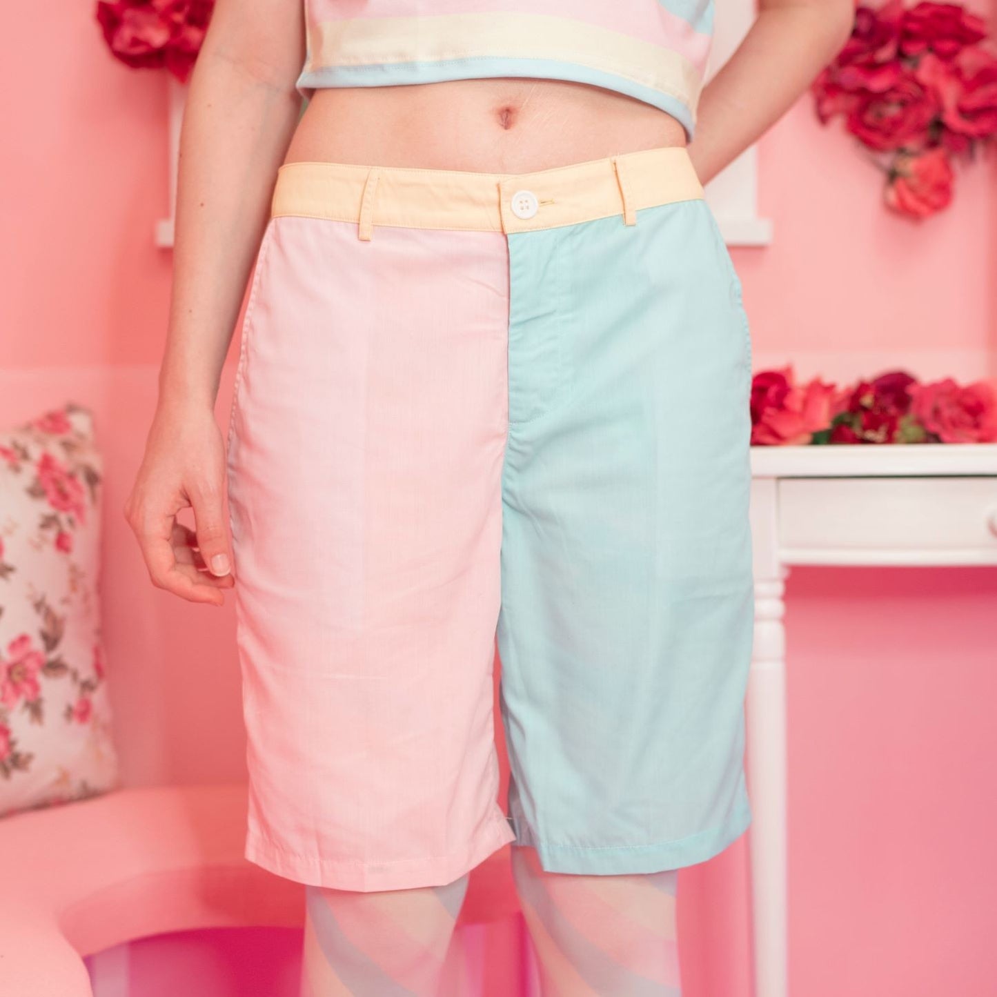 Pastel Long Shorts