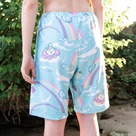 Fluffy Birds Swim Trunks