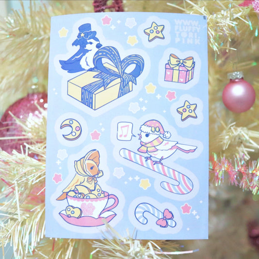 Sticker Sheet - Holiday Birds