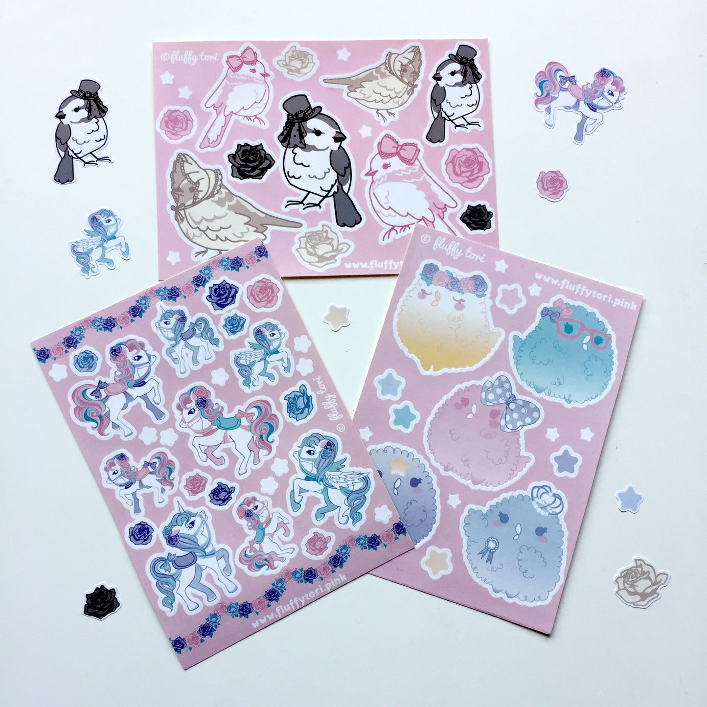Sticker Sheet - Lolita Birds