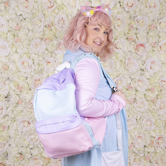 Pastel Colorblock Backpack